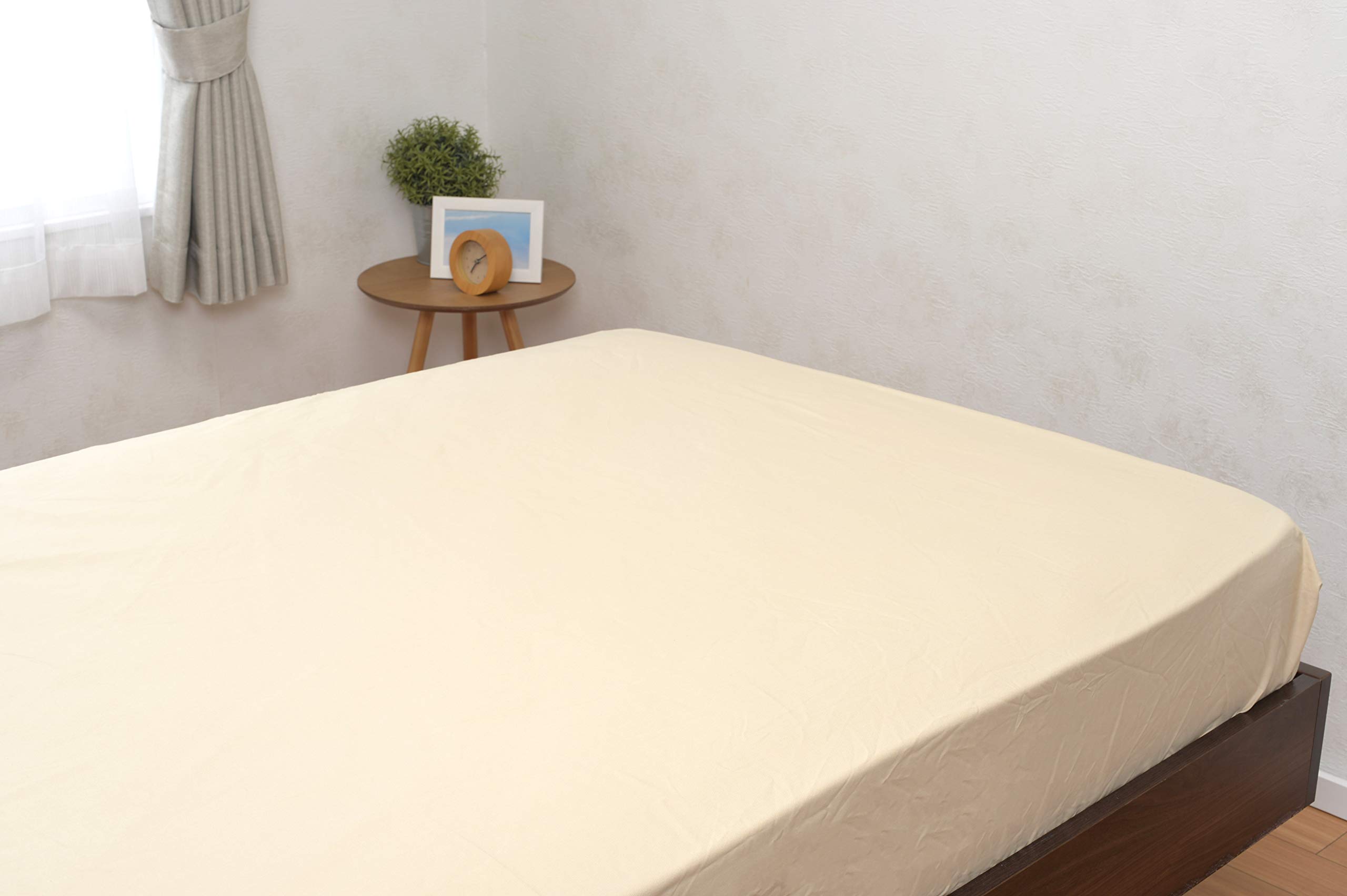 Amazon｜nishikawa 【 西川 】 ボックスシーツ ベージュ 120x200x30cm